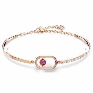 Swarovski Rose Gold Bracelet with Pink and White Accents
